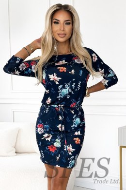 Sukienka Model 13-160 Flowers/Navy - Numoco