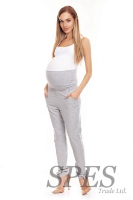 Spodnie Ciążowe Model 0135 Grey - PeeKaBoo