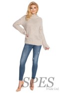 Sweter Damski Model 70032 Beige - PeeKaBoo