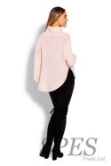 Sweter Ponczo Model 70009C Powder Pink - PeeKaBoo