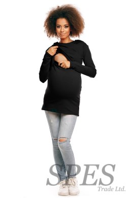 Bluza model 1473 Black - PeeKaBoo