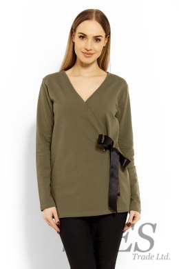 Bluzka Model 1626 Khaki - PeeKaBoo