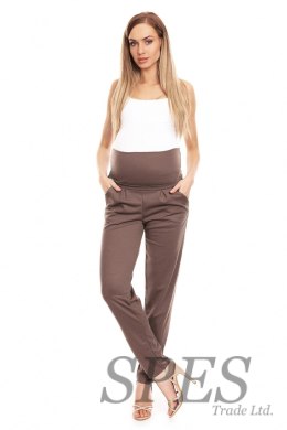 Spodnie Ciążowe Model 0134 Cappuccino - PeeKaBoo