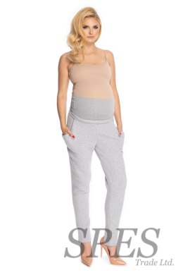 Spodnie Ciążowe Model 0175 Grey - PeeKaBoo