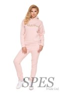 Spodnie Dres Damski Model 0196 Powder Pink - PeeKaBoo