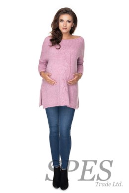 Sweter Ciążowy Model 30075 Lila - PeeKaBoo