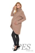 Sweter Ciążowy Model 30078 Cappuccino - PeeKaBoo