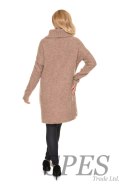 Sweter Ciążowy Model 30078 Cappuccino - PeeKaBoo