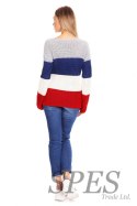 Sweter Ciążowy Model 70019 Jeans - PeeKaBoo