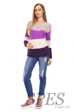 Sweter Ciążowy Model 70019 Violet - PeeKaBoo