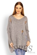 Sweter Damski Model 30055 Cappuccino - PeeKaBoo