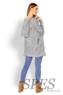 Sweter Damski Model 30055 Grey - PeeKaBoo