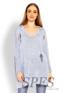 Sweter Damski Model 30055 Sky Blue - PeeKaBoo