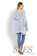 Sweter Damski Model 30055 Sky Blue - PeeKaBoo