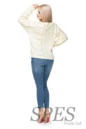 Sweter Damski Model 30059 Cream - PeeKaBoo