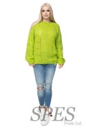 Sweter Damski Model 30059 Limonka - PeeKaBoo