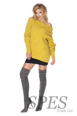 Sweter Damski Model 30064 Yellow - PeeKaBoo