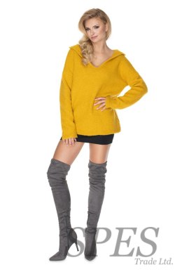 Sweter Damski Model 30070 Yellow - PeeKaBoo