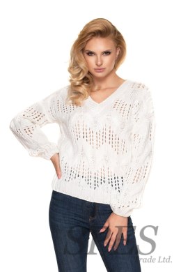 Sweter Damski Model 30076 Cream - PeeKaBoo