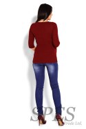 Sweter Damski Model 70008C Bordo - PeeKaBoo