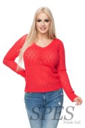 Sweter Damski Model 70018 Coral - PeeKaBoo