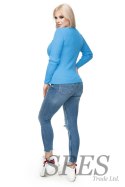 Sweter Damski Model 70021 Jeans - PeeKaBoo