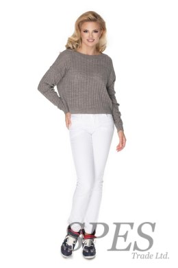 Sweter Damski Model 70022 Cappuccino - PeeKaBoo