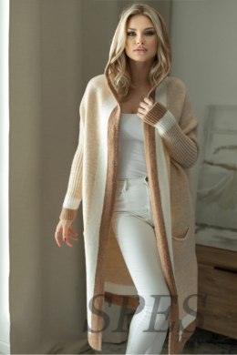 Sweter Kardigan Model 30085 Cream - PeeKaBoo