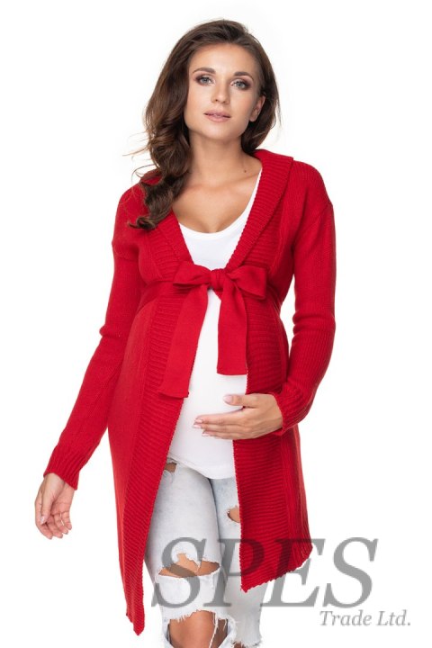 Sweter Kardigan Model 40045 Red - PeeKaBoo