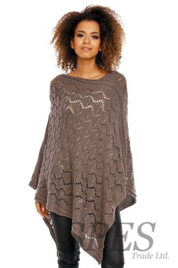 Sweter Poncho model 30012 Mocca - PeeKaBoo