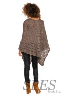 Sweter Poncho model 30012 Mocca - PeeKaBoo