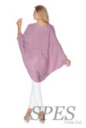 Sweter Ponczo Model 30068 Lila - PeeKaBoo