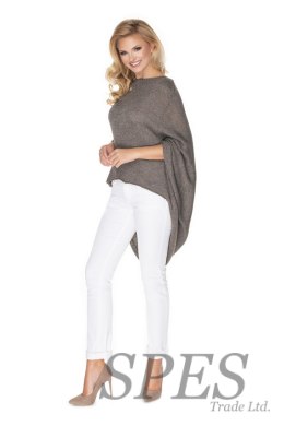 Sweter Ponczo Model 30068 Tabak - PeeKaBoo