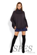 Sweter Ponczo Model 70009 Grafit - PeeKaBoo