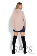 Sweter Ponczo Model 70009 Latte - PeeKaBoo