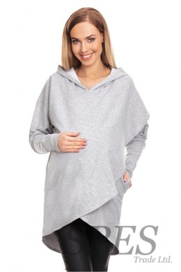 Bluza Ciążowa Model 0146 Grey - PeeKaBoo