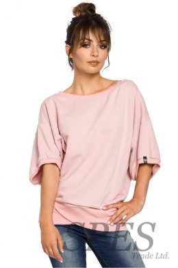 Bluza Damska Model B048 Powder Pink - BeWear