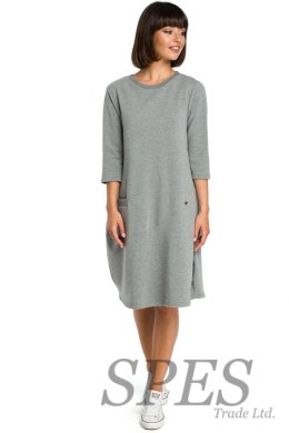 Sukienka Model B083 Grey - BeWear