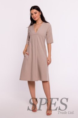 Sukienka Model B280 Beige - BeWear