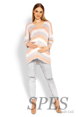 Sweter Ciążowy Model 30057C Morela - PeeKaBoo