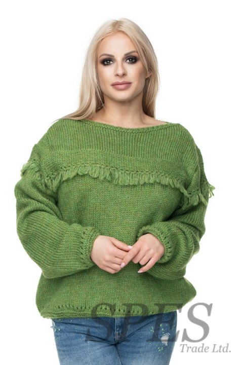 Sweter Damski Model 30062 Green - PeeKaBoo