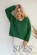 Sweter Damski Model 30080 Dark Green - PeeKaBoo