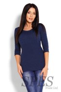 Sweter Damski Model 70008 Petrol Navy - PeeKaBoo