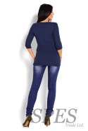 Sweter Damski Model 70008 Petrol Navy - PeeKaBoo