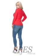 Sweter Damski Model 70021 Coral - PeeKaBoo