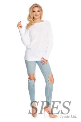 Sweter Damski Model 70036 White - PeeKaBoo