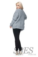 Sweter Kardigan Model 40022 Grey - PeeKaBoo