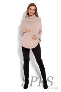 Sweter Ponczo Model 70009C Latte - PeeKaBoo