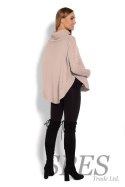 Sweter Ponczo Model 70009C Latte - PeeKaBoo