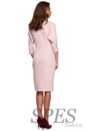 Sukienka Model S242 Powder Pink - Stylove